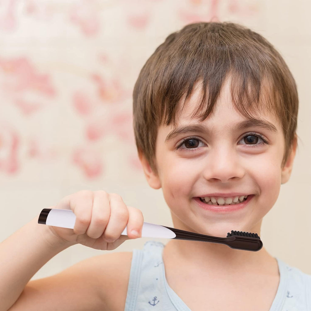 Buy now Soft Toothbrushes for Adults - Black Charcoal Toothbrush Ultra Soft for Sensitive Gums - Teeth Whitening Brush for Adults & Children [Extra Family Pack] Super Soft Tip Bristles at indiglob india