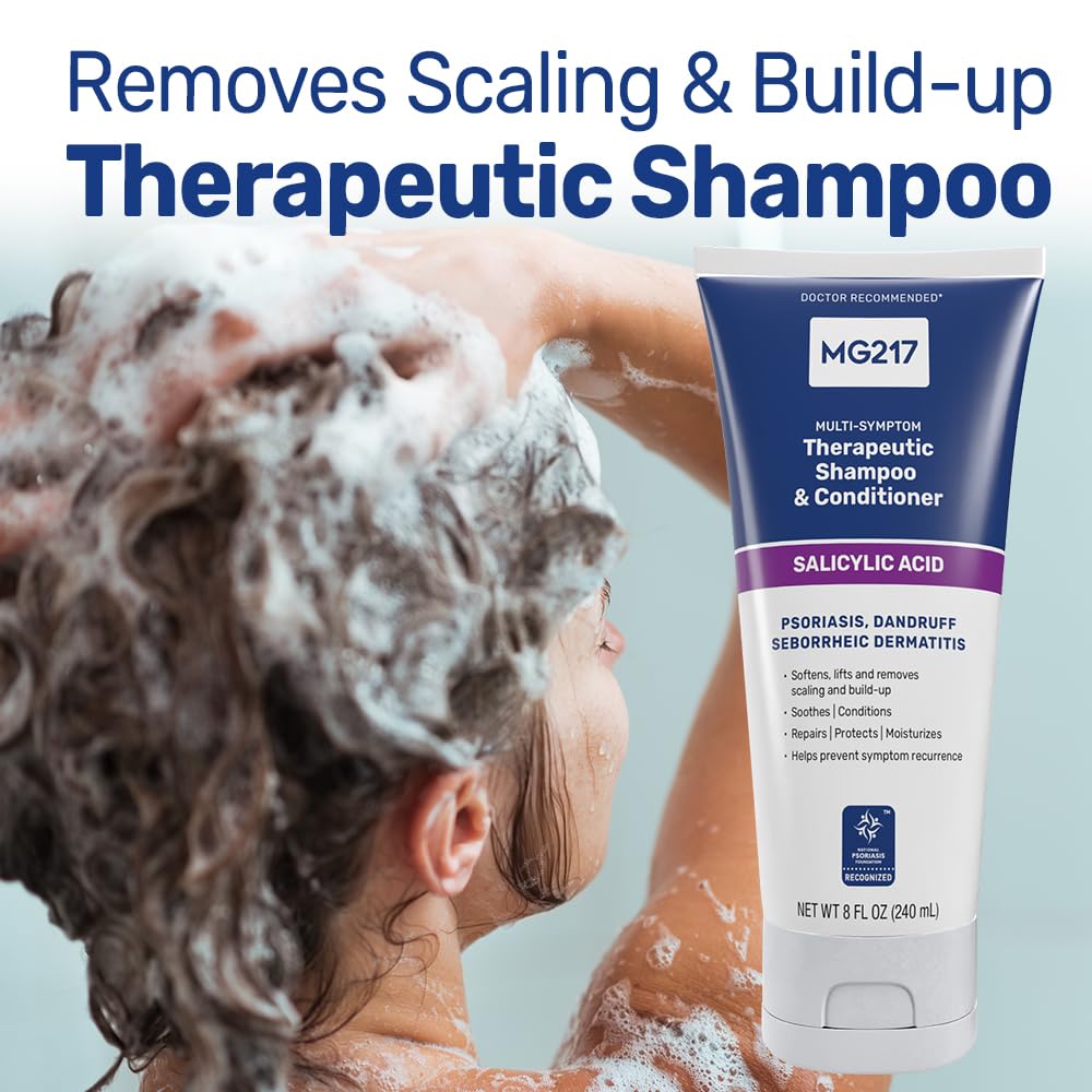 Buy now MG217 Psoriasis Scalp Solutions, Shampoo + Conditioner, 8 Ounce (5603) at indiglob india