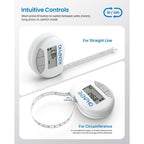 Buy now RENPHO Body Measuring Tape, Smart Tape Measure for Weight Loss, Bluetooth Fitness Equipment with App, Measuring Waist, Hip, Bust, Arms, Muscle Gain, Retractable, 60in /150cm, White at indiglob india