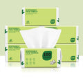 Disposable Face Towels 100 Count, Biodegradable Ultra Soft & Thick Facial Towels for Sensitive Skin, Lint-Free Makeup Remover Dry Wipes, Multi-Purpose Cleansing Towelettes for Face Wipes, Skincare