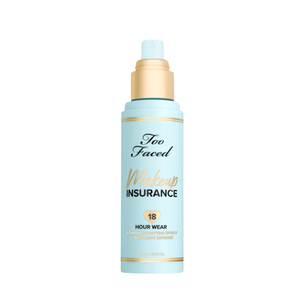 Buy now Too Faced Makeup Insurance Setting Spray | Hydrating, Long Lasting, Vegan + Cruelty Free, 4 Fl Oz at indiglob india