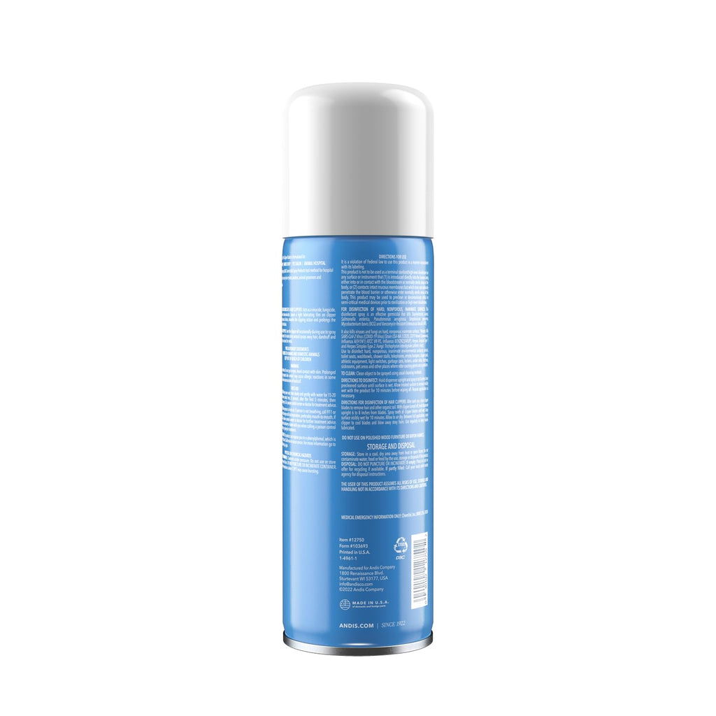 Andis 12750 Cool Care Plus 5-in-1 Clipper Spray, 15.5 oz Can | for Blade Care and Treatment