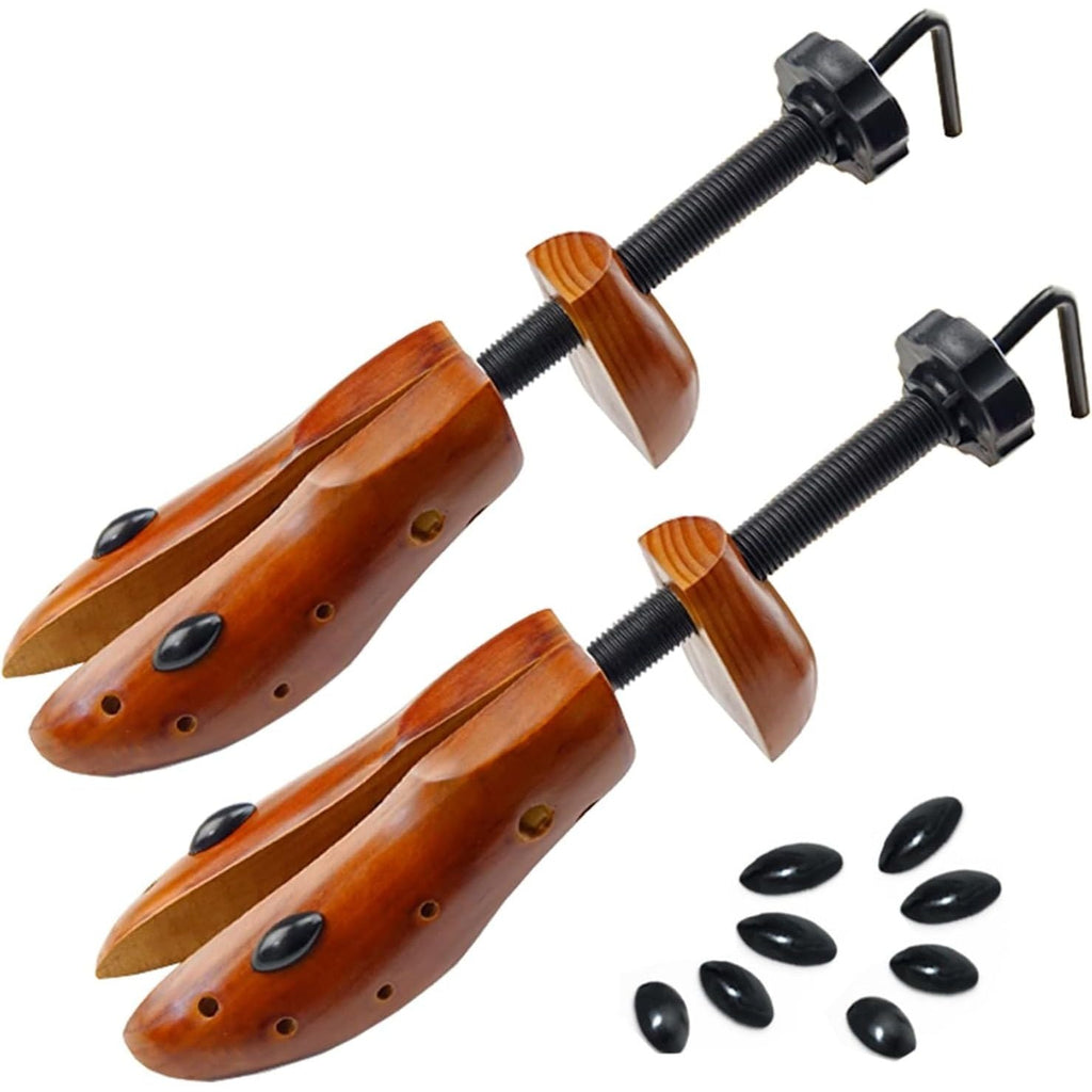 Buy now Echodo 2 Way Shoe Trees For Men Wooden Shoe Stretcher Adjustable Unisex Shaper Large Size for Men and Women, Wood Shaper Women's Size 10 to 13.5 Man's Size 9 to 13 Default at indiglob india