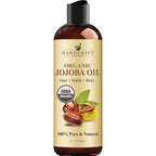 Buy now Handcraft Blends USDA Organic Jojoba Oil | Cold-Pressed | 8 Fl Oz | 100% Pure & Natural | for Hair, Skin & Face | Premium Grade Carrier Oil | for Massage & Aromatherapy | Hexane-Free at indiglob india