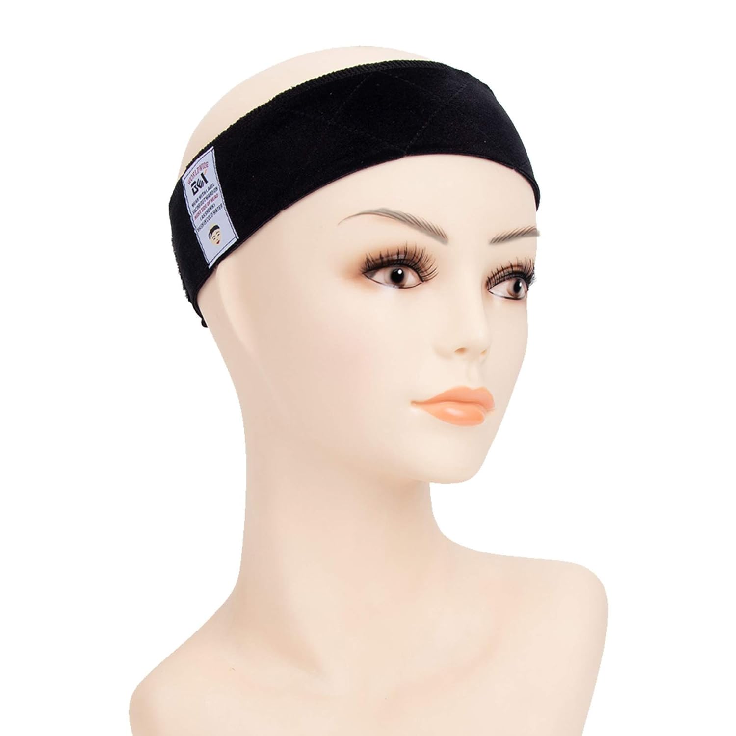 Buy now GEX Wig Grip Band with Adjustable Elastic Closure Flexible Velvet No Slip Wig grip Headbands Cap for Wigs(Black) Deep Black at indiglob india