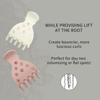 Authentic 10 Hair Volume Clips for Curl enhancement. Lift roots for bouncier, luscious curls. Ideal for day two styling.