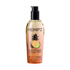 Hempz Sweet Pineapple & Honey Melon Multi-Purpose Body Oil - 6.76 Fl Oz | Pineapple & Honey Melon Extracts, Hemp Seed Oil for Dry Skin, Coconut Oil, Multi-Purpose for Bath, Skin & Shaving