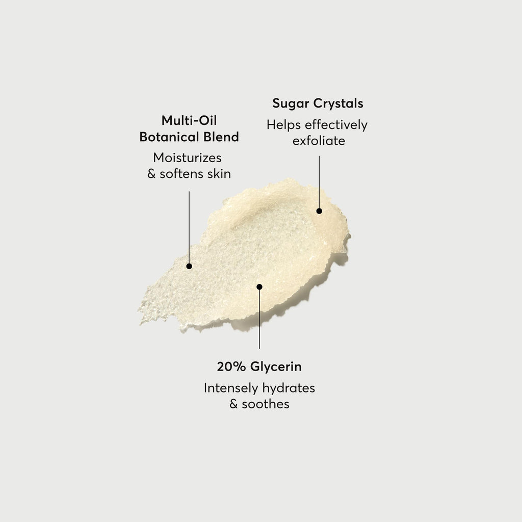 Naturium Glow Getter Body Scrub, Exfoliating Sugar Crystals with Linoleic-Rich Oils, Glycerin & Squalane, 226 g / 8 oz