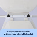 Buy now Medline Toilet Safety Rail For Seniors with Easy Installation, Height Adjustable Toilet Safety Frame, Bathroom Assist Rail with Armrests, Bathroom Safety, 250 lb. Weight Capacity at indiglob india
