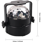 Buy now Party Lights,Sound Activated Magic Disco Lights with Remote Control Mini Disco Ball Dance DJ Lighting 7 Colors Mode RGB Strobe Lights for Party Home Room Kids Xmas Bar Club Show at indiglob india