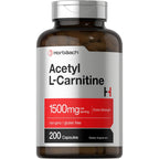 Horbäach Acetyl L-Carnitine 1500mg | 200 Capsules | Extra Strength