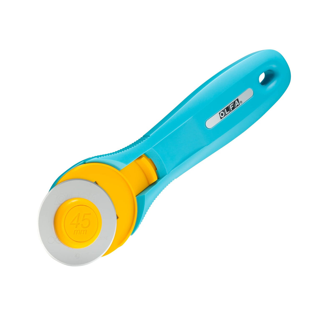 OLFA 45mm Quick-Change Rotary Cutter (RTY-2/C) - Tungsten Blade, Aqua