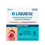 Liquid I.V. Hydration Multiplier Sugar Free Variety Pack, 30 Servings - White Peach and Strawberry Watermelon |Electrolyte Drink Mix | Easy Open Single-Serving Sticks| Non-GMO