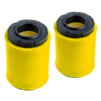 HOODELL 2 Pack 796031 Air Filter + Pre Cleaner Compatible with 591334 594201 797704, Husqvarna YTH22V46, John Deere D100, Pro Performance for Lawn Tractor and More