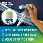 Zipper Wax Zip Lube, Marine Grade Zipper Lubricant Stick and Tool for Boat