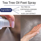 2PCS Foot Spray with Tea Tree Oil,Tea Tree Oil Feet Spray,Foot & Shoe Freshness,Quick-Drying and Travel-Friendly (2 PCS)
