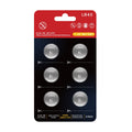 AG12 Battery L1142 Battery LR43 Battery SR43 D386 D301 186 SR43 1.5v Premium Alkaline Button Batteries【5-Year Shelf Life】(6 Count)