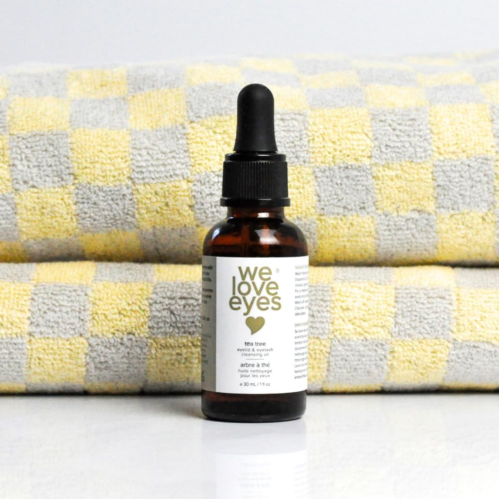 Buy now We Love Eyes - Natural Eyelid Cleansing Oil with Tea Tree - Allergen Removal - Preservative-Free - Australian Tea Tree Oil - 30ml at indiglob india