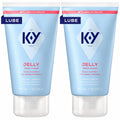 K-Y Jelly Classic Water-Based Personal Lubricant, Water Based Lube Helps Relieve Discomfort, 7 FL OZ (Pack 0f 2)
