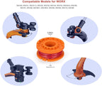 Trimmer Spool Line for Worx WA0010, 0.065 in Weed Eater String, 14 Pack