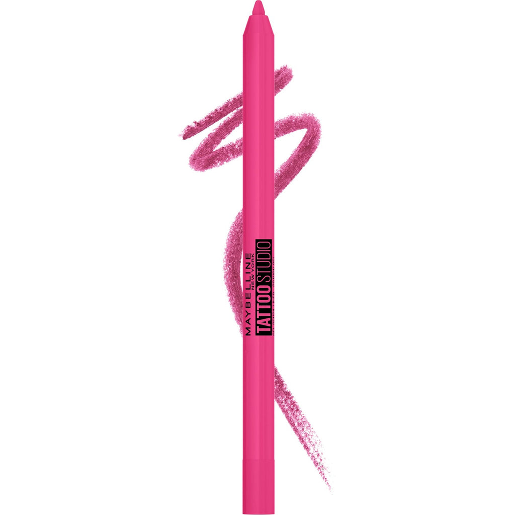 Buy now Maybelline TattooStudio Long-Lasting Sharpenable Eyeliner Pencil, Glide on Smooth Gel Pigments with 36 Hour Wear, Waterproof, Deep Onyx, 1 Count at indiglob india