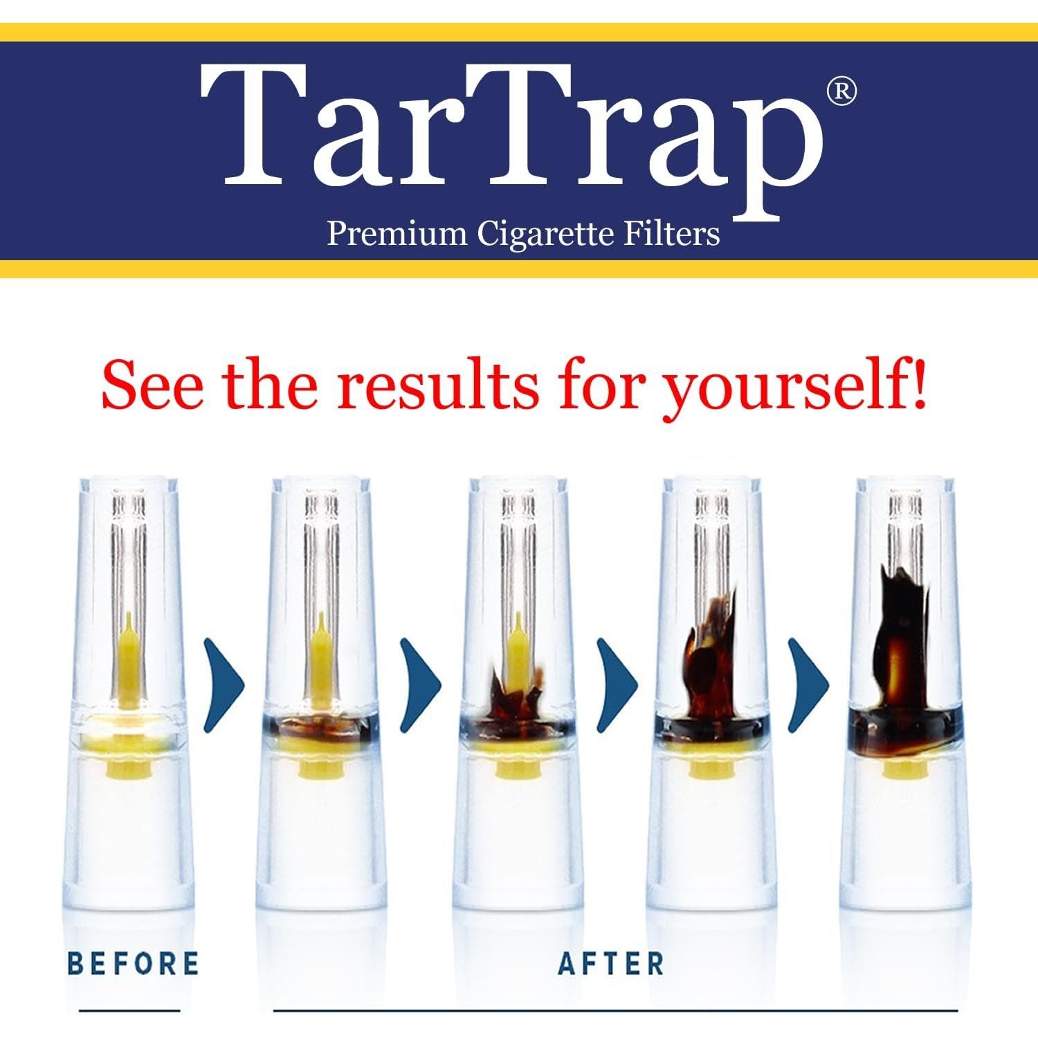 Buy now 300-Pack Premium Cigarette Filters, Superior Tar & Chemical Removal, Fits Regular & King Size Cigarettes, Disposable Cigarette Filter Tips, Tar Bar Filters for Smokers at indiglob india