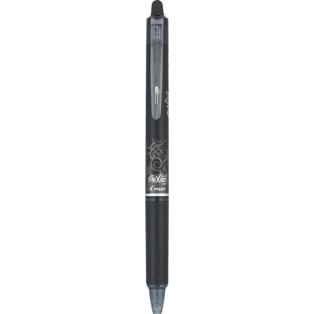 Pilot FriXion Clicker 0.7mm, Erasable Gel Pens, Fine Point (6-Pack, Black/Blue)