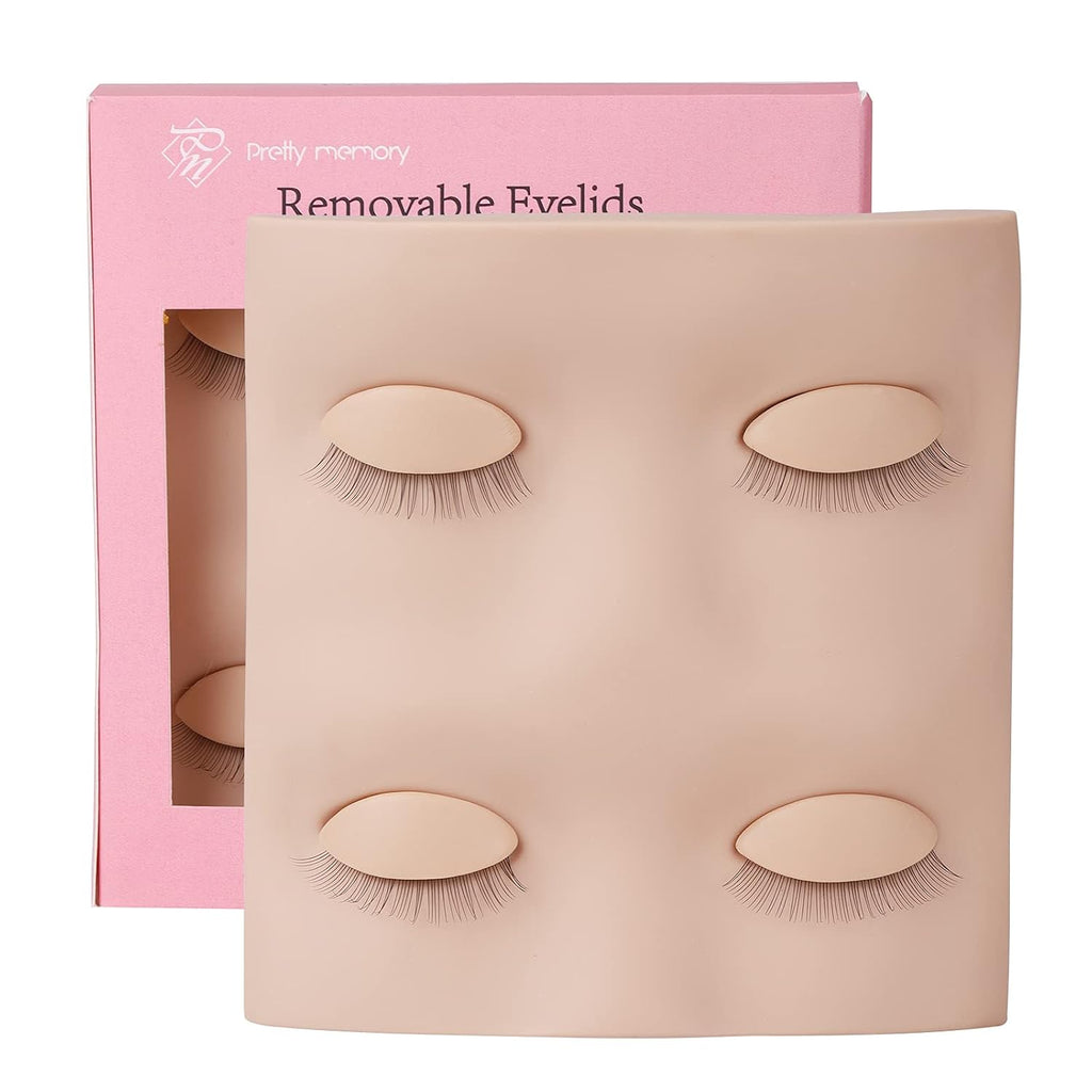 Buy now Pretty memory Lash Mannequin Head with 2 Pairs of Removable Practice Eyelids, Realistic Eyelash Mannequin Head, Soft-Touch Lash Extension Supplies for Practice at indiglob india