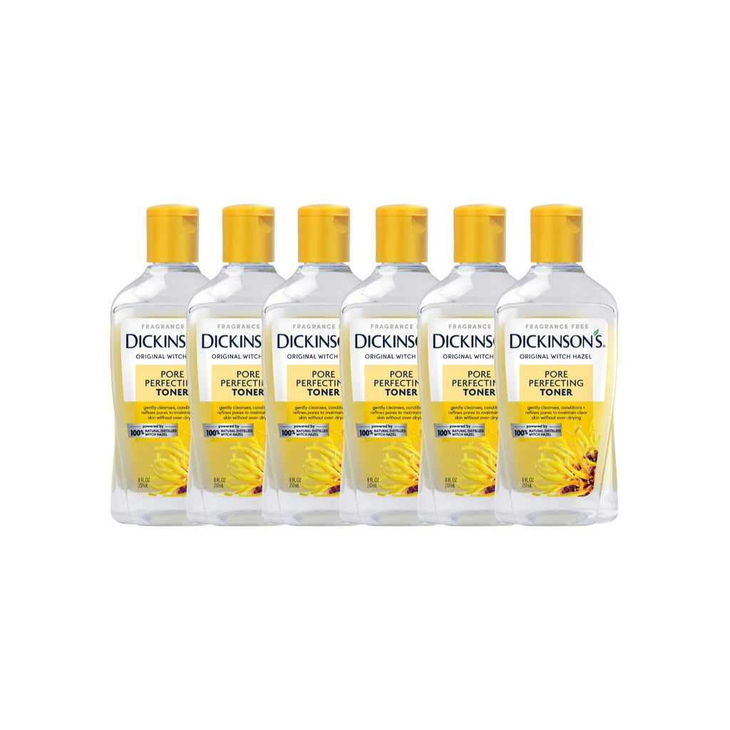 Dickinson's Witch Hazel Pore Perfecting Toner | 16 Fl Oz | 100% Natural Distilled Witch Hazel; America's #1 Toner; Refines Pores, Removes Impurities & Oil