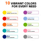 Dot Stickers Colorful Round, 1000PCS 3/4 Inch Color Coding Labels for Office, Classroom Decor, and Organizing,10 Assorted Colors Circle Sticker