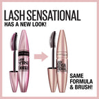 Buy now Maybelline Lash Sensational Washable Mascara, Lengthening and Volumizing for a Full Fan Effect, Blackest Black, 2 Count at indiglob india