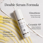 d'alba Piedmont White Truffle Double Serum All-in-one Multi Balm (0.35 oz) | Stick Balm, Under Eye Makeup Prep, Wrinkle Care, Vegan Skincare with Vitamin C and Vegan Collagen, Eye Treatment