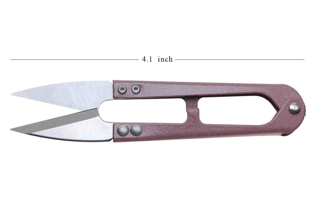 DEEINN 4.1inch Sewing Scissors(pack of 3) Yarn Thread Cutter Small Snips Trimming Nipper - Great for Stitch, Mini DIY Supplies (Multicolored-3)