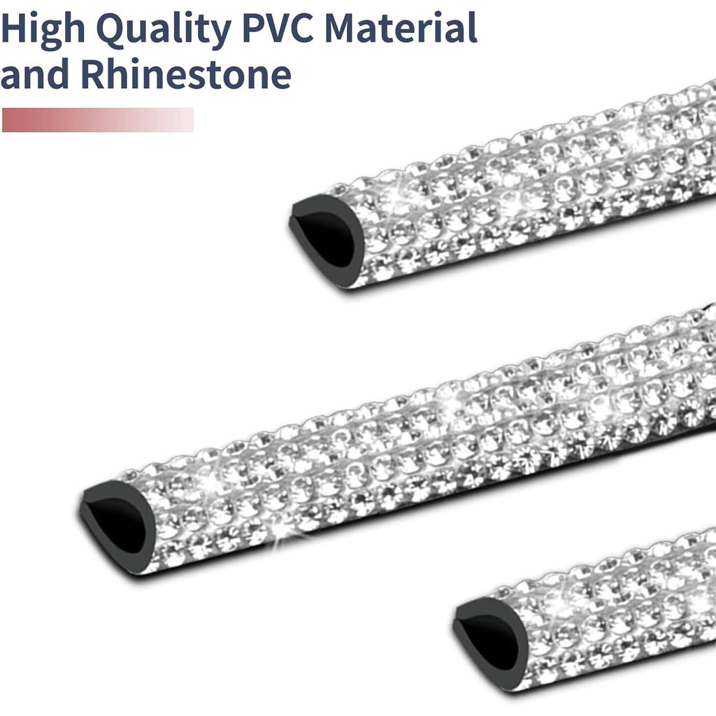Buy now INSAUTO Bling Car Vent Outlet Trim,Bling Car Accessories for Women and Girls,10Pcs Rhinestone Car Air Conditioner Vent Decoration Strip(White) at indiglob india