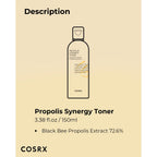 Buy now COSRX Full Fit Propolis Synergy Toner, 150ml / 5.07 fl.oz | Instant Moisture Boosting Toner, Propolis 72.6% Honey 10.7% Panthenol, Korean Skin Care at indiglob india