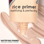 Buy now Palladio Rice Primer, Formulated with Natural Rice, Controls Oil on Your Skin and Locks in Makeup, Lightweight with a Smooth Matte Finish, Reduces Facial Shine, for All Skin Types, Beige, 0.71 Fl Oz at indiglob india