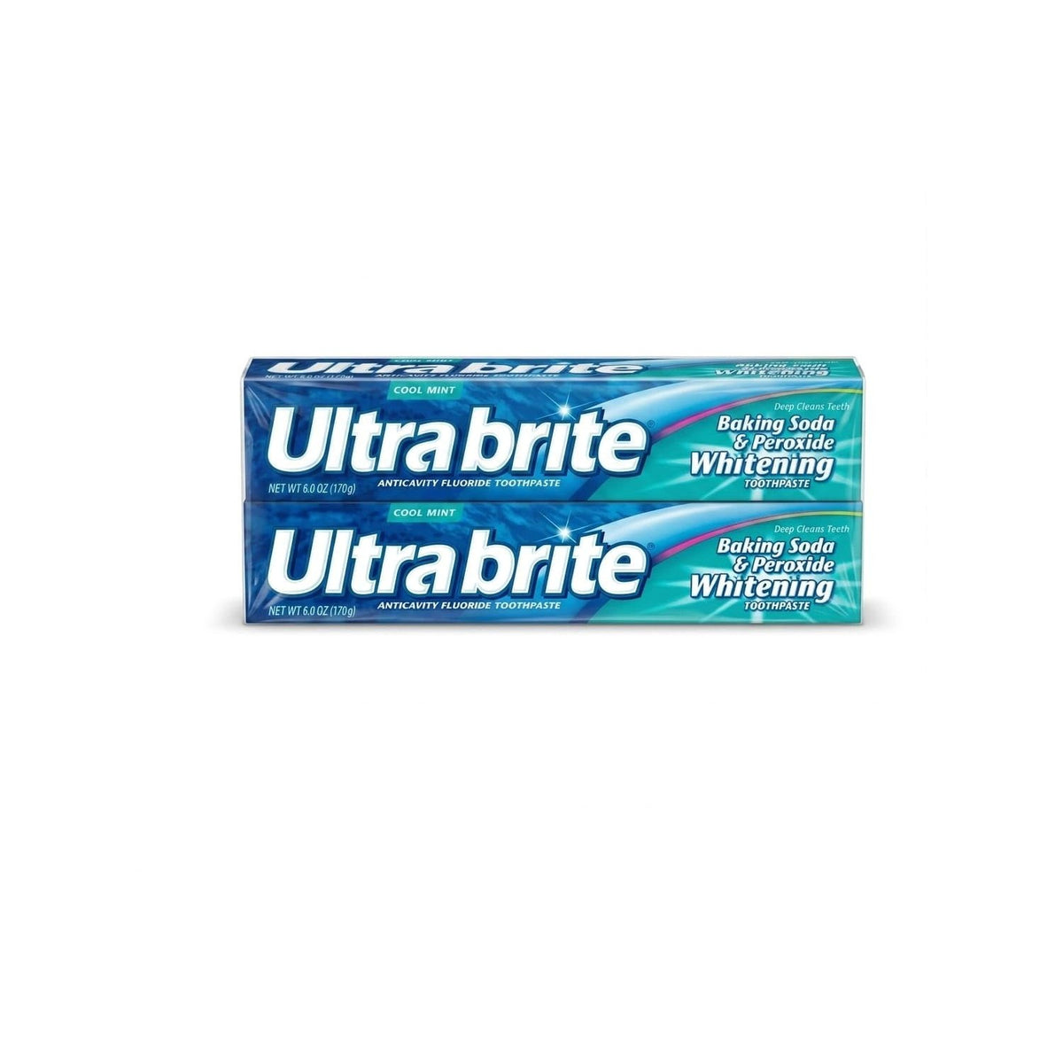 Ultra Brite Bk Sda Size 6z Ultrabrite Baking Soda & Peroxide Whitening Toothpaste, Pack of 2