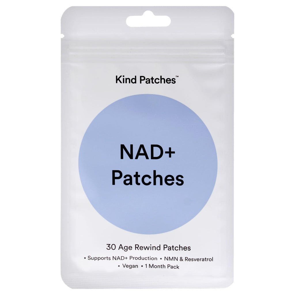 Kind Patches NAD Plus Patches - Anti Wrinkle Patches with NMN and Resveratrol - NAC Supplement for Radiant Skin - Boost Collagen Production - 30 Count