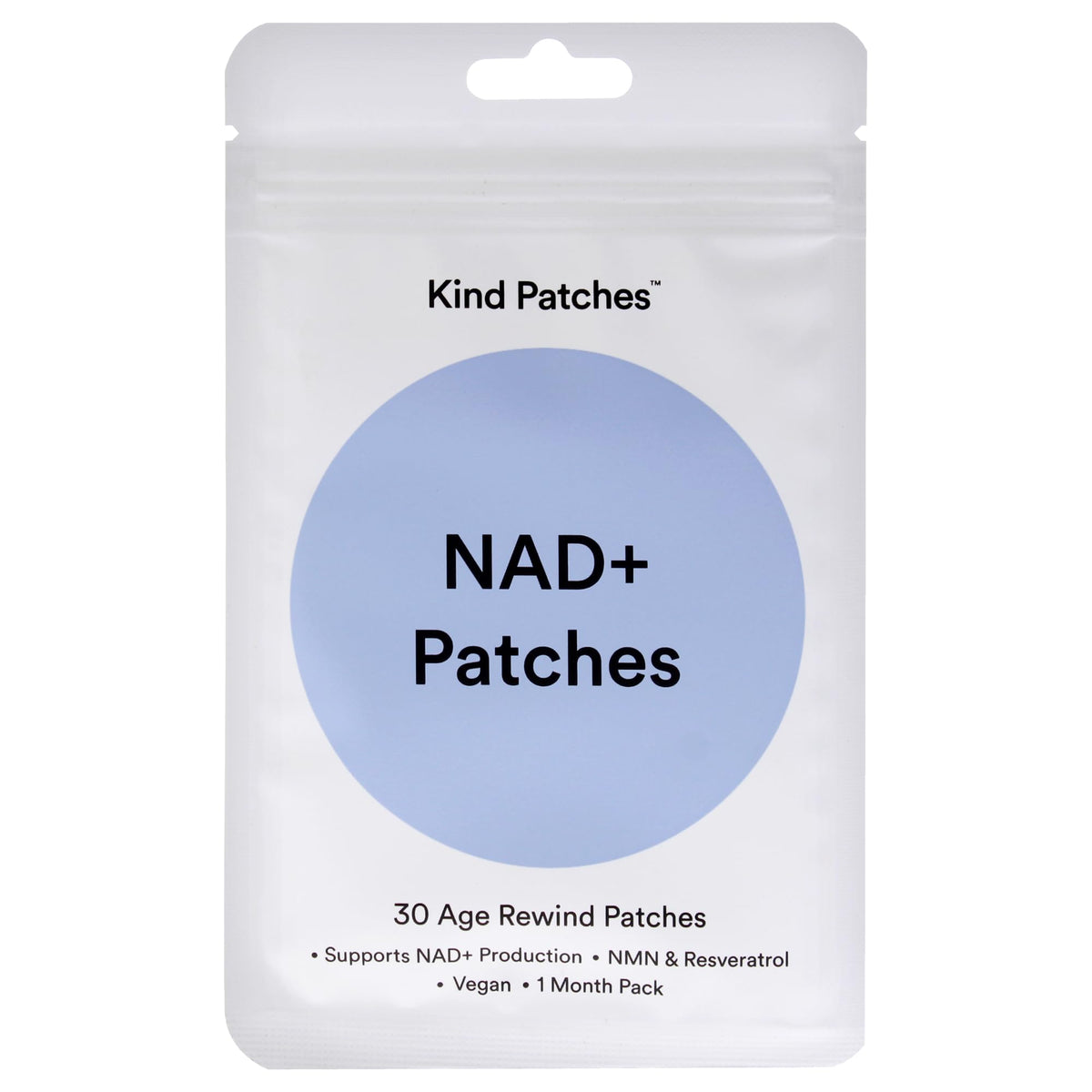Kind Patches NAD Plus Patches - Anti Wrinkle Patches with NMN and Resveratrol - NAC Supplement for Radiant Skin - Boost Collagen Production - 30 Count