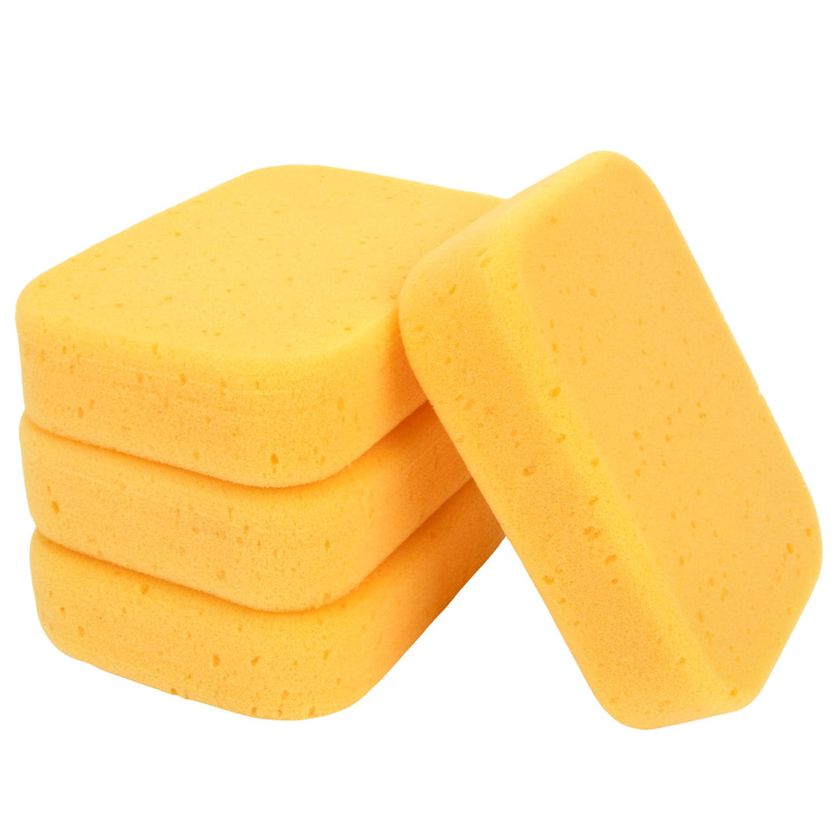 RAINFLOW Car Wash Sponge - 4PCS Large Sponge, Car Sponges for Washing