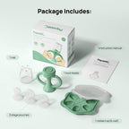 Papablic Easyhold Baby Fruit Food Feeder, Teething Relief & Frozen Teether