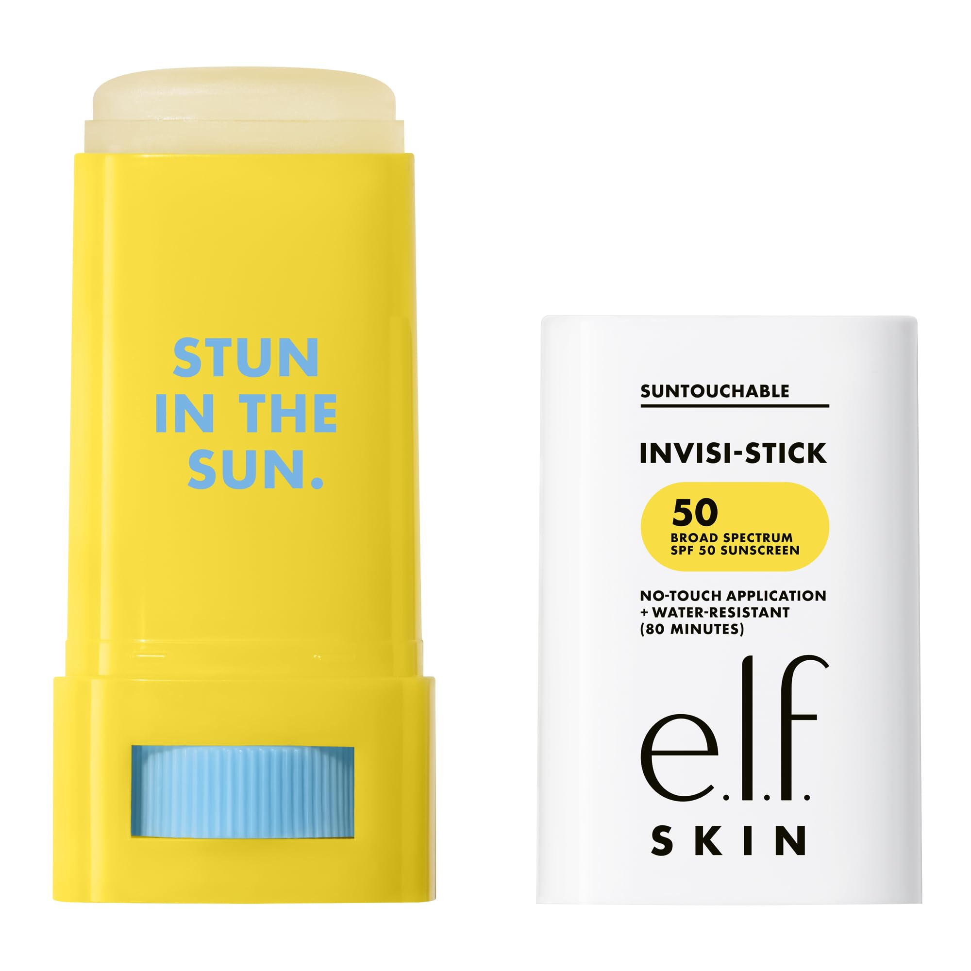 Buy now e.l.f. SKIN Suntouchable Invisi-Stick SPF 50, Clear Sunscreen For A Natural Finish, Made With Moisturizing Sunflower Seed Oil, Vegan & Cruelty-Free at indiglob india