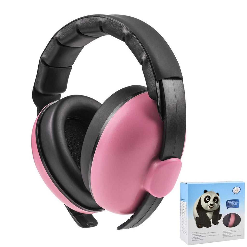 Buy now Baby Ear Protection Noise Cancelling Headphones for Kids Noise Reduction Hearing Protection Earmuffs for 0-3 Years Babies, Toddlers, Infant (Redrose) at indiglob india