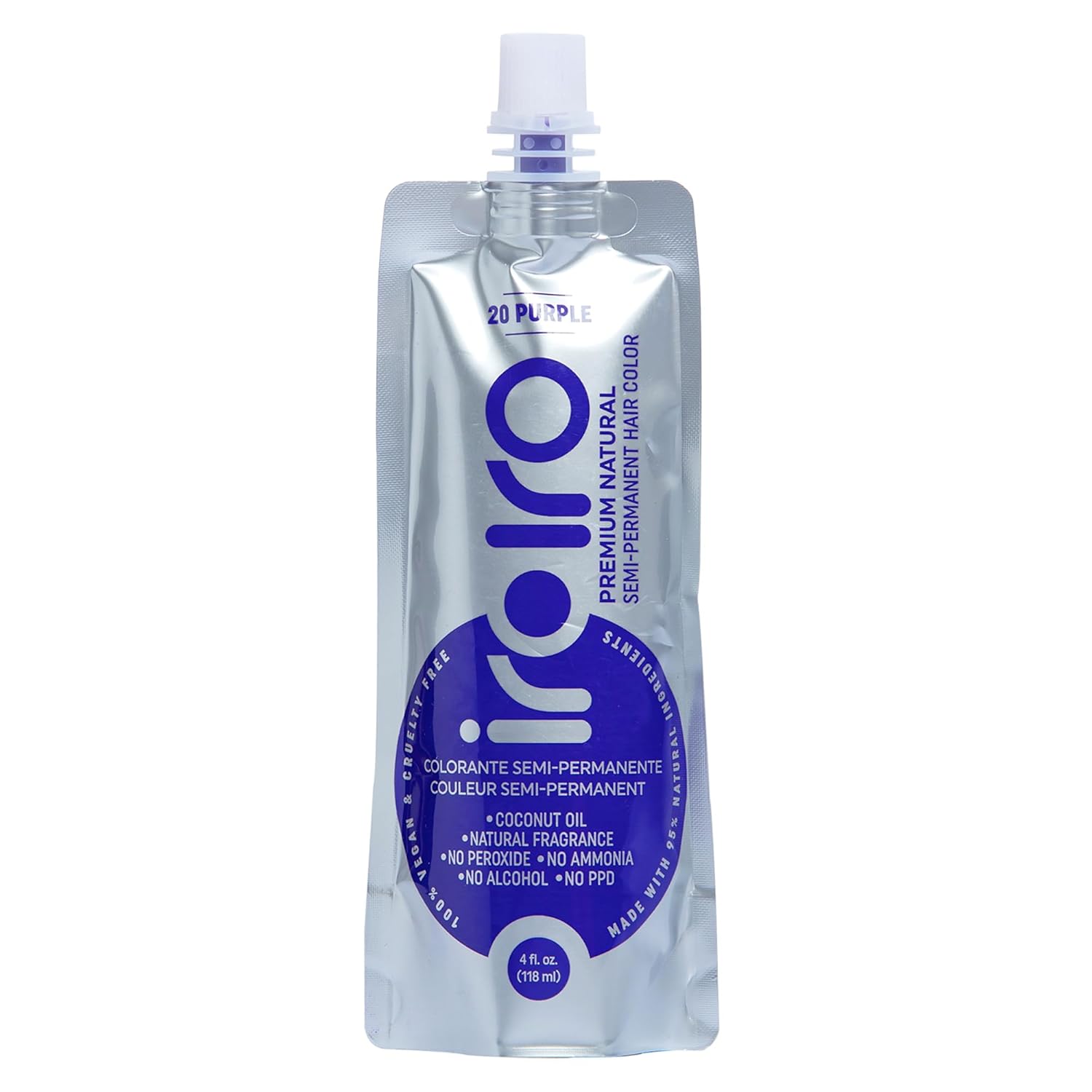 Buy now 20 Purple Premium Natural Semi Permanent Hair Color at indiglob india