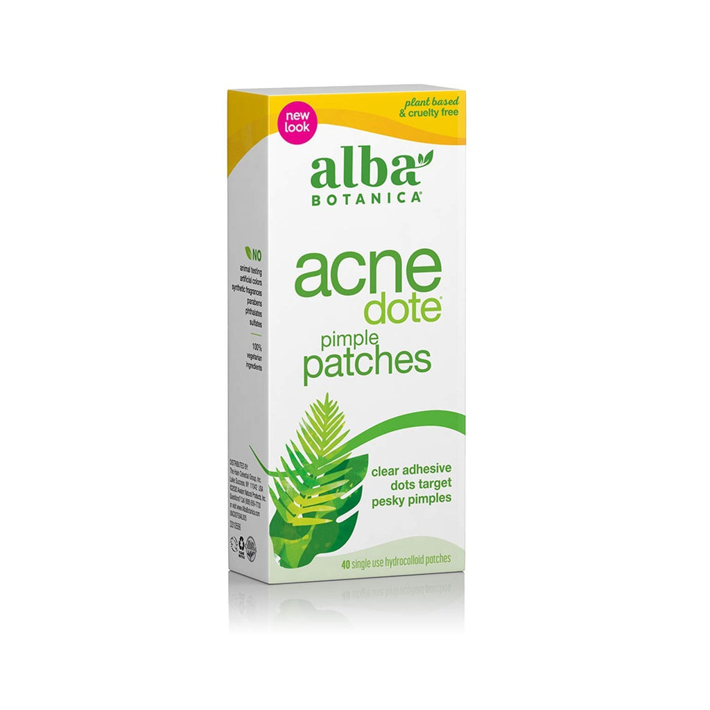 Buy now Alba Botanica Acnedote Pimple Patches for Face - Pimple, Spot Patches - Hydrocolloid Skincare Patches - 40 Count at indiglob india