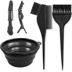 Buy now Yexixsr 5Pcs Professional Salon Hair Coloring Dyeing Kit, Hair Bleach Dit Hair Coloring Products with Hair Dye Brush, Hair Color Bowl, Hair Clips at indiglob india