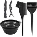 Buy now Yexixsr 5Pcs Professional Salon Hair Coloring Dyeing Kit, Hair Bleach Dit Hair Coloring Products with Hair Dye Brush, Hair Color Bowl, Hair Clips Default at indiglob india