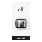 e.l.f., Dual-Pencil Sharpener, Convenient, Essential Tool, Sharpens, Easy To Clean, Travel-Friendly, Compact, Includes Bonus Small Sharpener