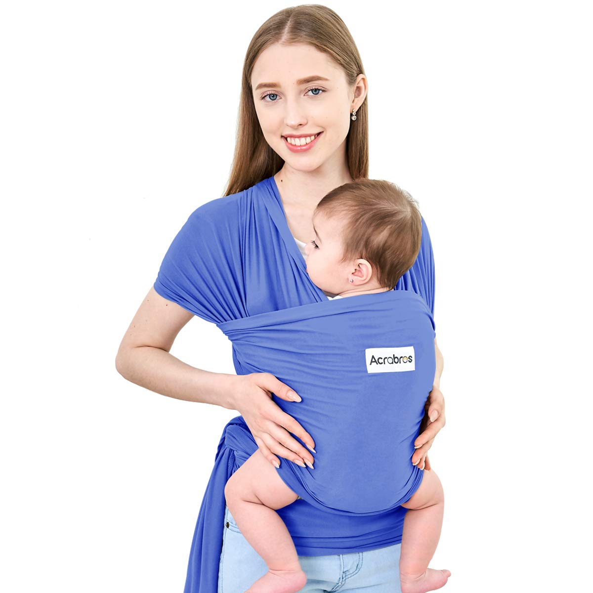 Buy now Acrabros Baby Wrap Carrier,Hands Free Baby Carrier Sling,Lightweight,Breathable,Softness,Perfect for Newborn Infants and Babies Shower Gift,Black Purple at indiglob india