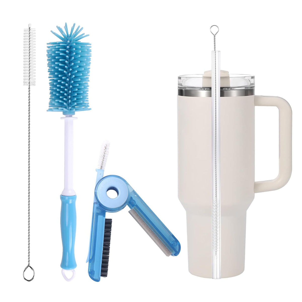 KEUYE 3 Pack Cup Cleaning Kit Compatible with Stanley